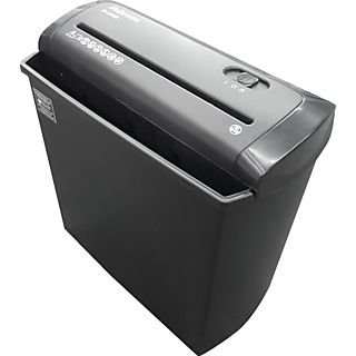 Destructora de papel - Fellowes P-25S, Destruye hasta 5 hojas en tiras de 7 mm, Negro