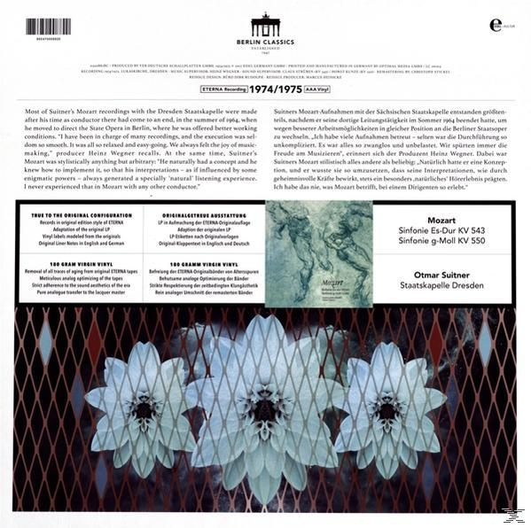Albumcover mit Blumendesign und Text über Mozart.