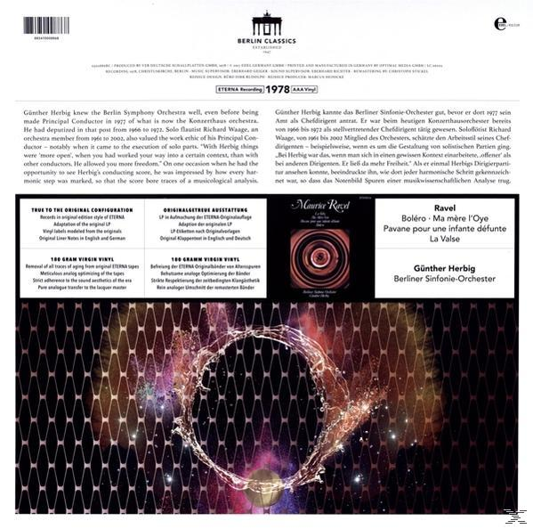 Günther Berliner (Vinyl) Herbig / Sinfonische Sinfonie-orchester Werke - - Established 1947,Ravel