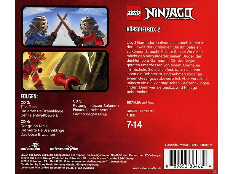 Thumbnail - VARIOUS - LEGO Ninjago Hörspielbox 2 (CD)