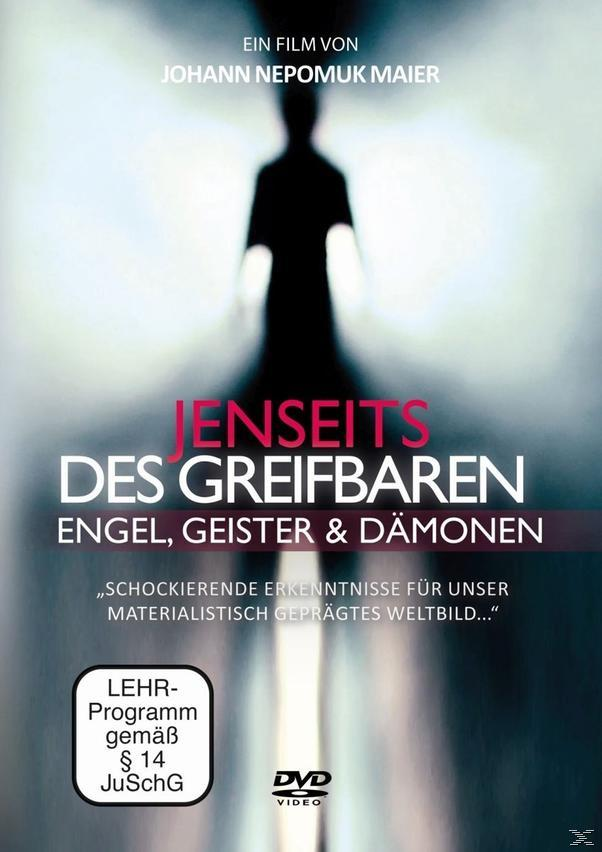DVD-Cover. Der Titel lautet 'Jenseits des Greifbaren'. Silhouette im Hintergrund. Text auf Deutsch.