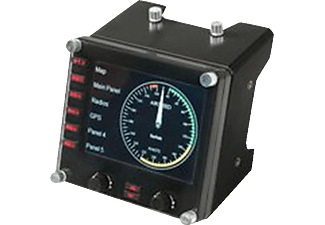 LOGITECH G Pro Flight Instrument Panel - Instrumenten Panel (Schwarz)