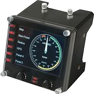 LOGITECH G Pro Flight Instrument Panel - Pannello strumenti (Nero)