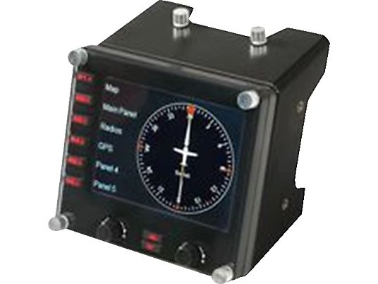LOGITECH G Pro Flight Instrument Panel - Pannello strumenti (Nero)