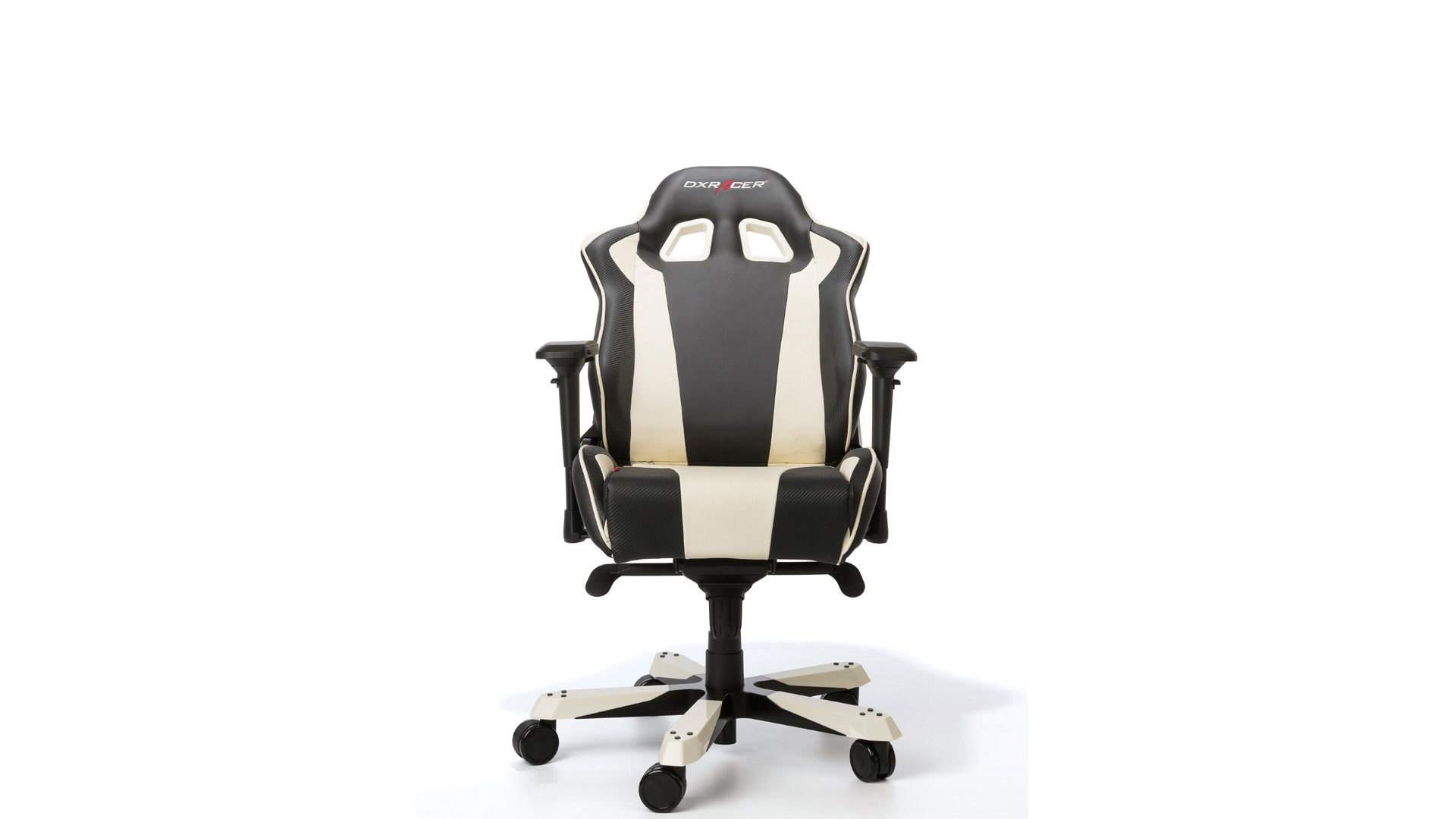 DXRACER King Gaming Stuhl, Schwarz/Weiß