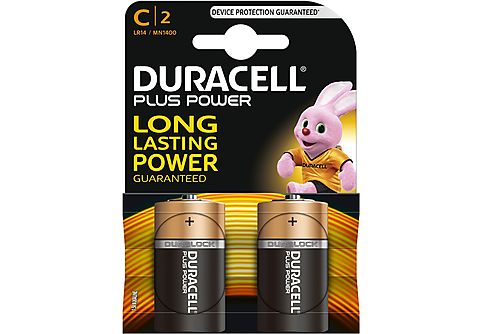 DURACELL Plus Power Alkaline C2-pack