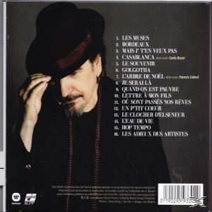CD-Rückseite mit Porträt eines Mannes, Titelliste und Albumdetails.