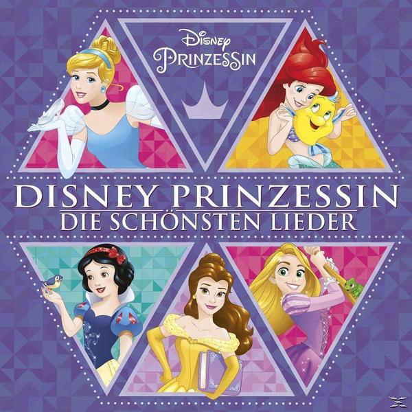 Albumcover: Disney Prinzessinnen. Mit Aschenputtel, Arielle, Schneewittchen, Belle und Rapunzel.