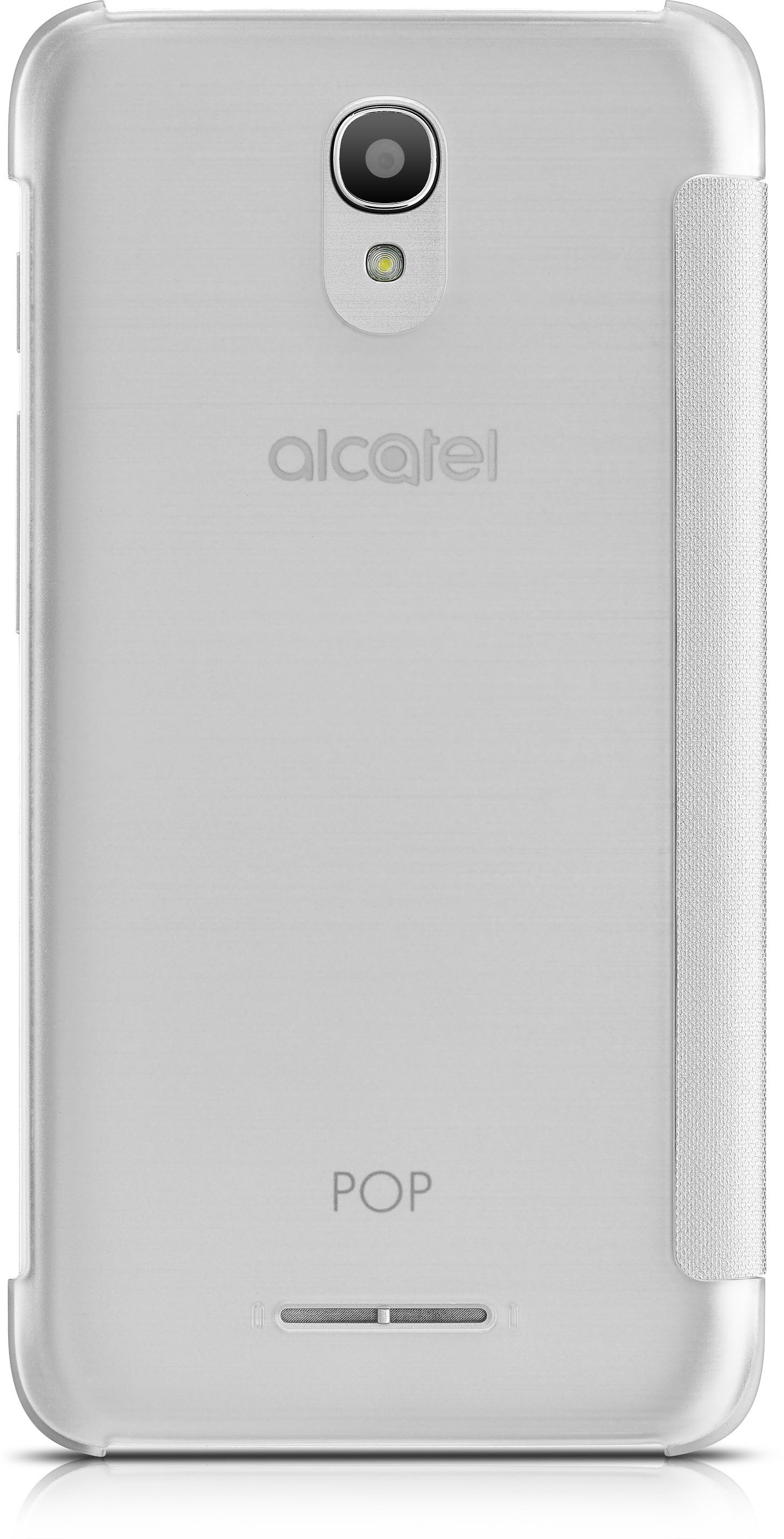 Bookcover, Silber Alcatel, ALCATEL POP FC5051, 4,