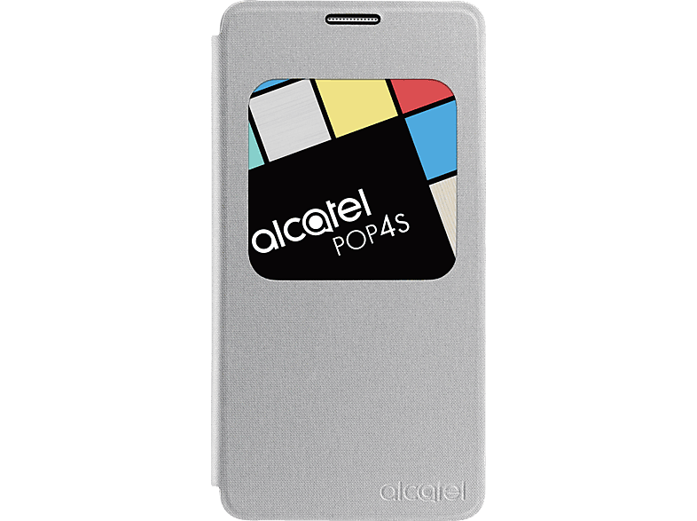 ALCATEL AF5095, Bookcover, Alcatel, POP 4S, Silber