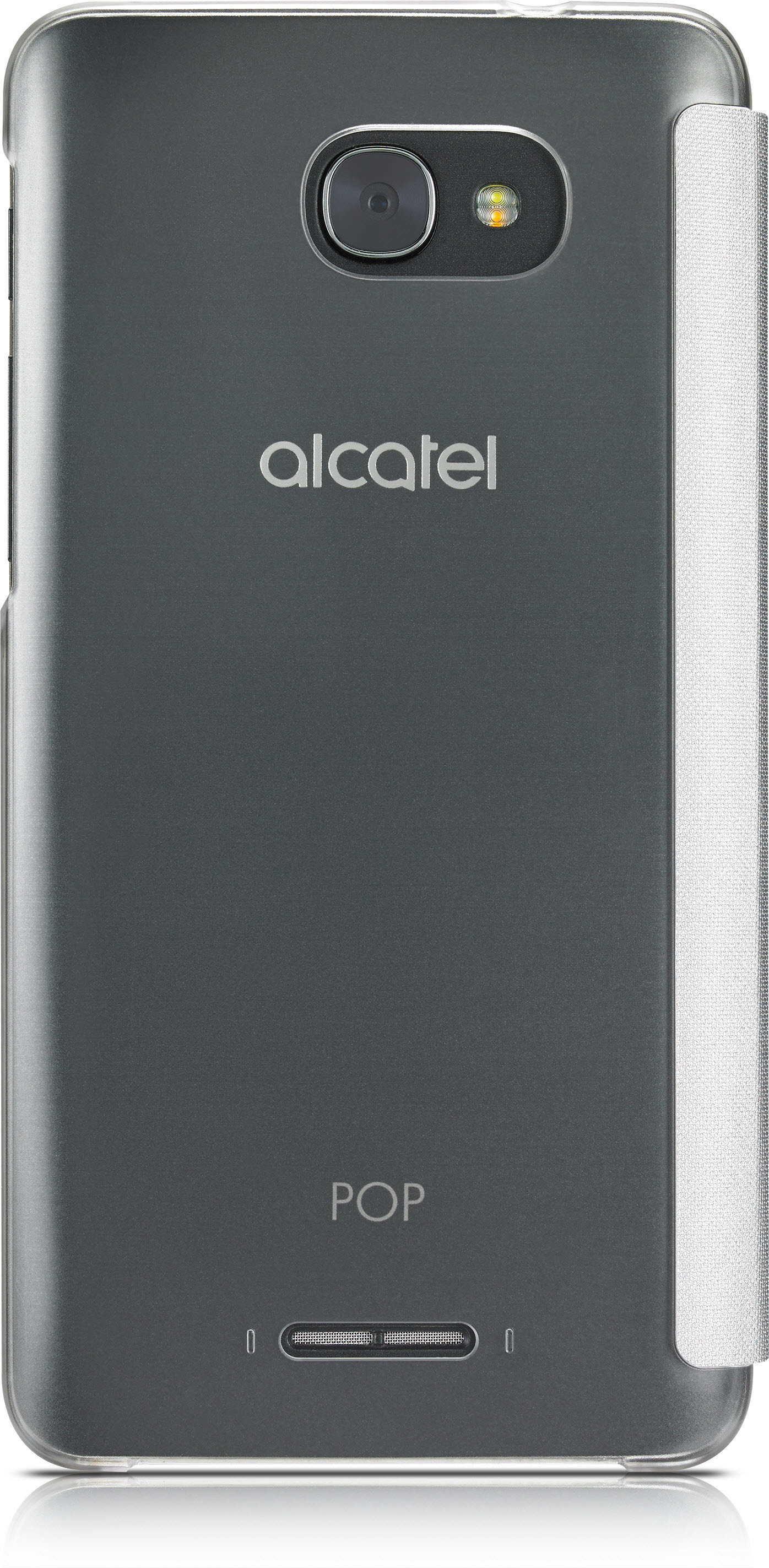 ALCATEL AF5095, Bookcover, Alcatel, 4S, Silber POP