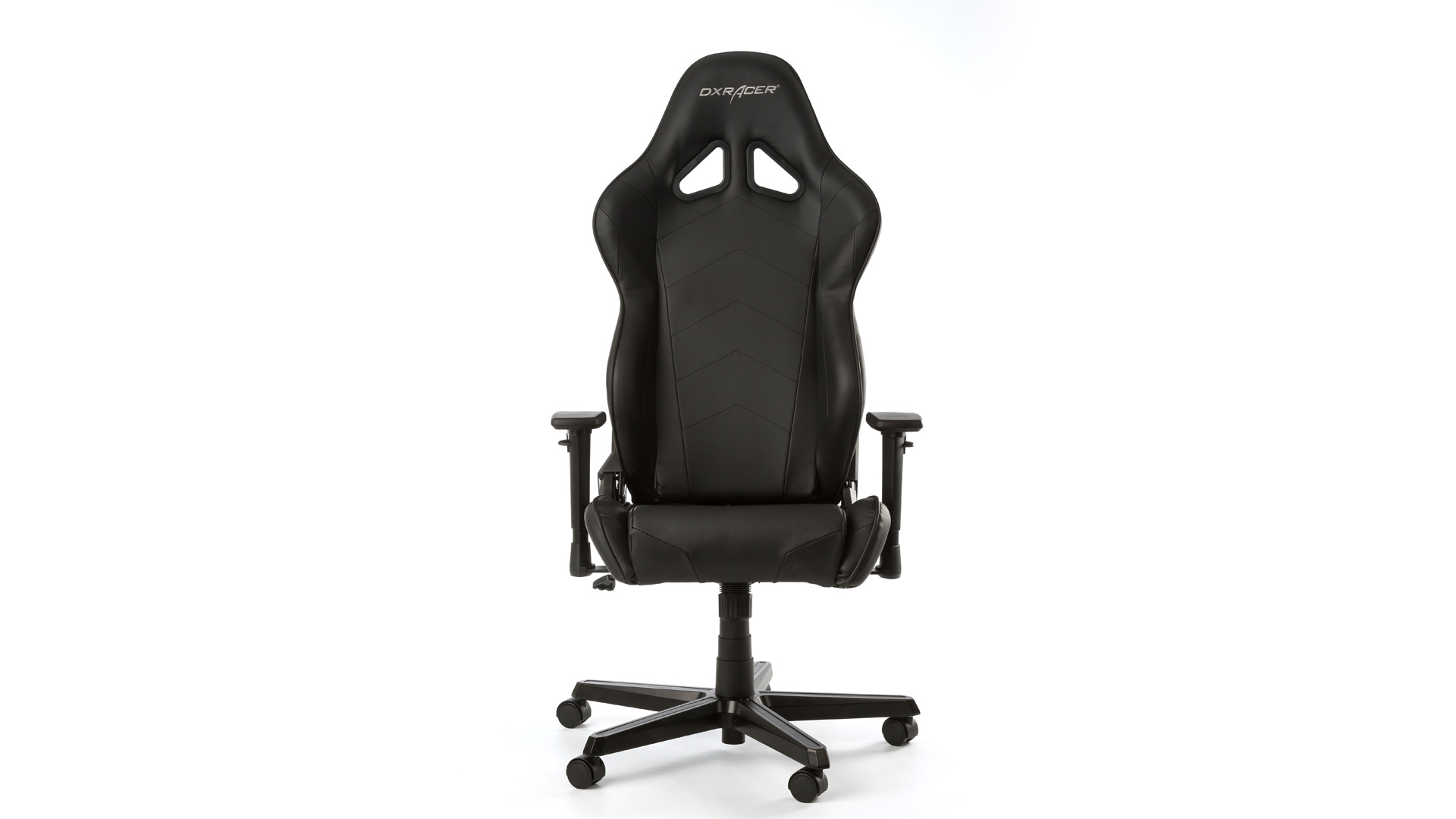 DXRACER Gaming Sessel Racing R0 Schwarz Gamingstuhl, Schwarz