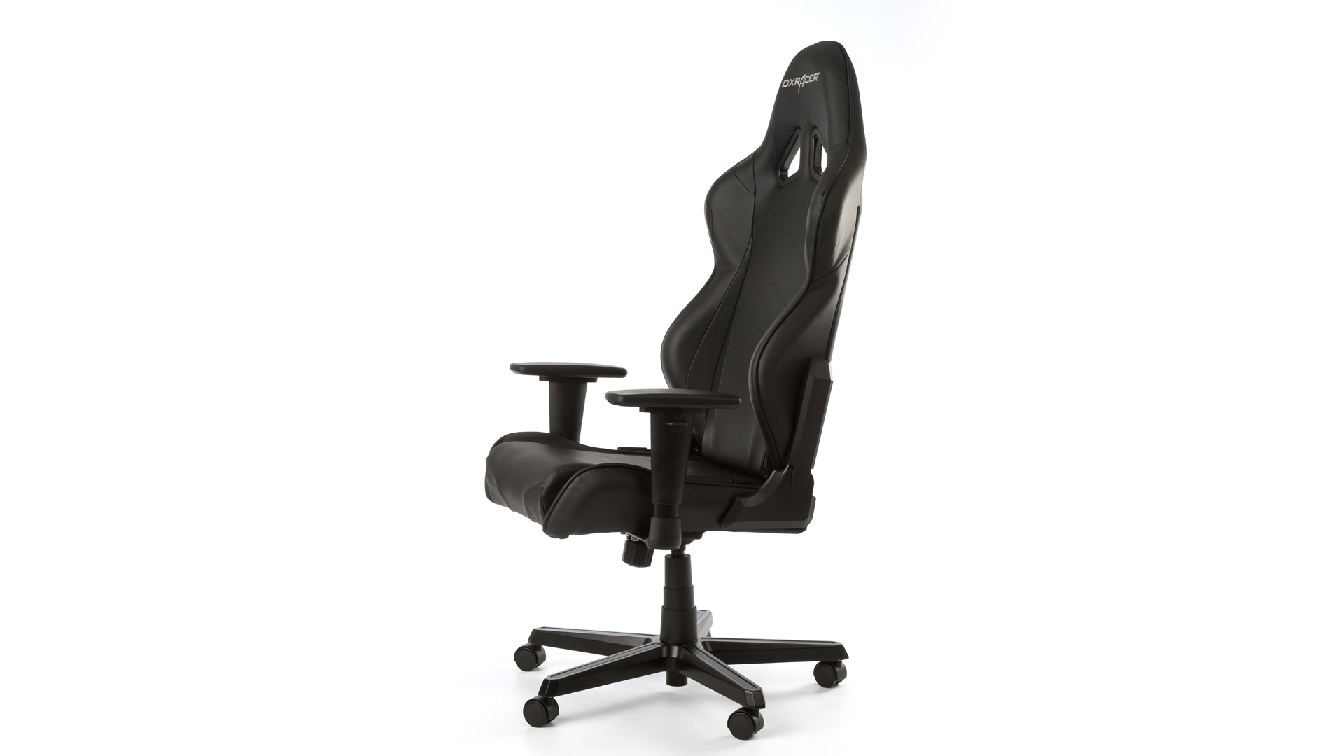 DXRACER Gaming Sessel Racing R0 Schwarz Gamingstuhl, Schwarz