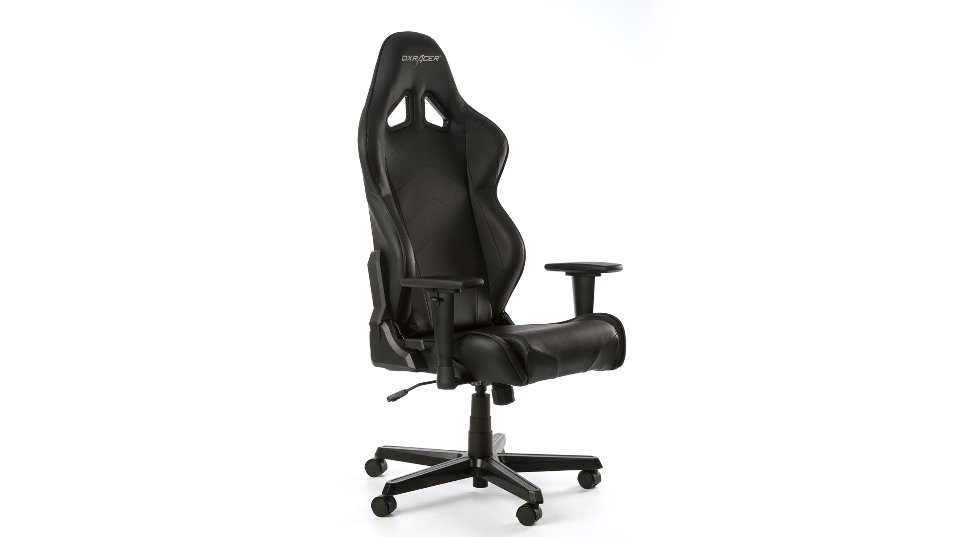 DXRACER Gaming Sessel Racing R0 Schwarz Gamingstuhl, Schwarz