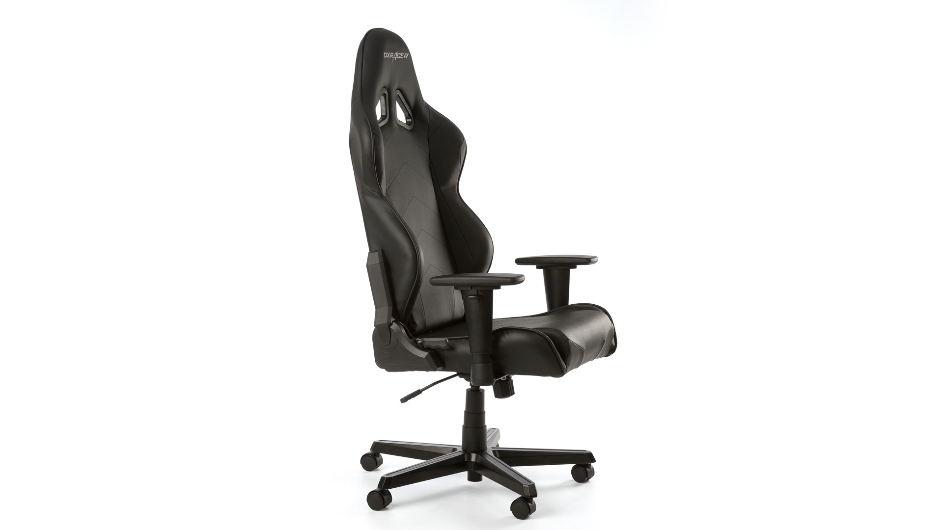 DXRACER Gaming Sessel Racing R0 Schwarz Gamingstuhl, Schwarz