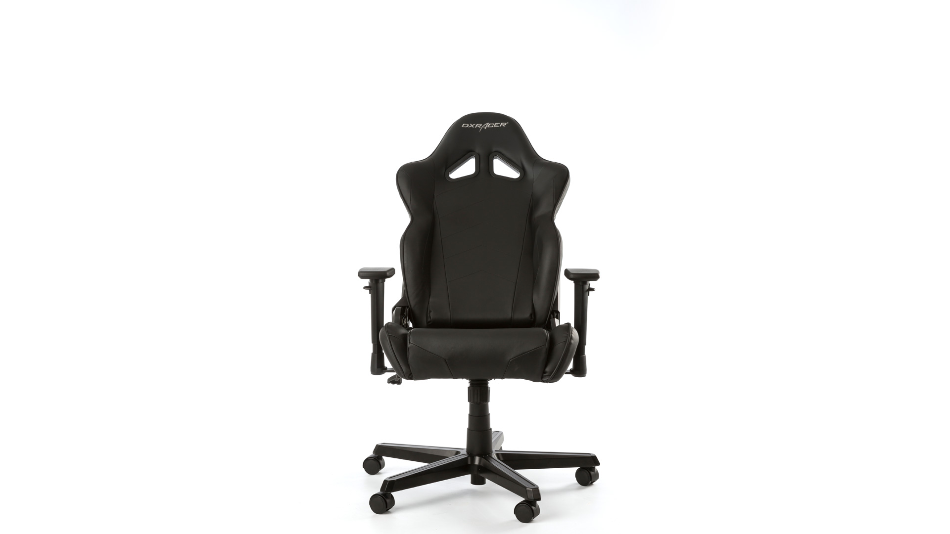 DXRACER Gaming Sessel Racing R0 Schwarz Gamingstuhl, Schwarz