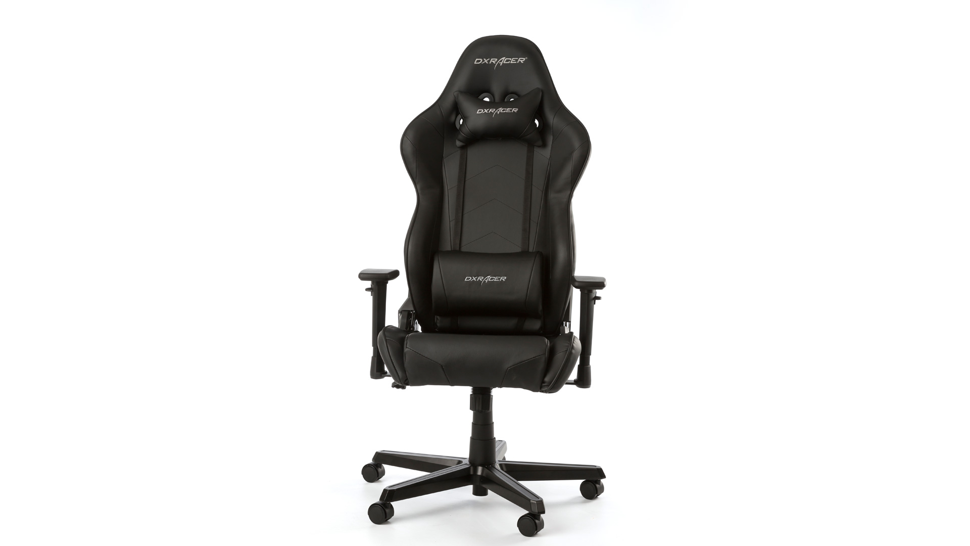 DXRACER Gaming Sessel Racing R0 Schwarz Gamingstuhl, Schwarz