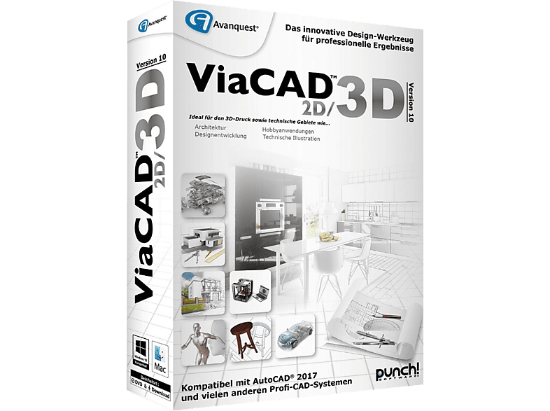 ViaCAD 2D/3D V10 | PC [DVD-ROM] | MediaMarkt