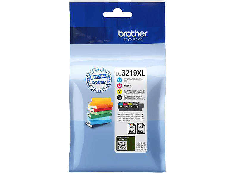 BROTHER LC-3219XL Zwart - Cyan - Magenta - Geel