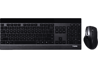 RAPOO Tastatur + Maus 8900P Full Metal (12116)