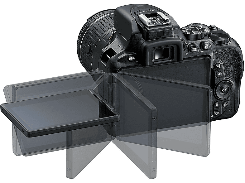 Nikon D5600 18-55 VR ＋　70-300 VR kit Nikon D5600 18-55 mm Vr + 70-300 mm Vr Dslr Fotoğraf Fiyatı