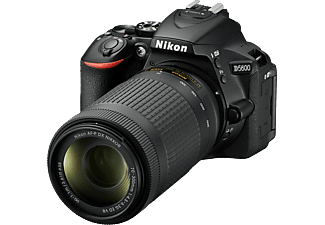 NIKON D5600 + AF-P 18-55 mm VR + 70-300 mm VR Kit Lens Dijital SLR Fotoğraf Makinesi