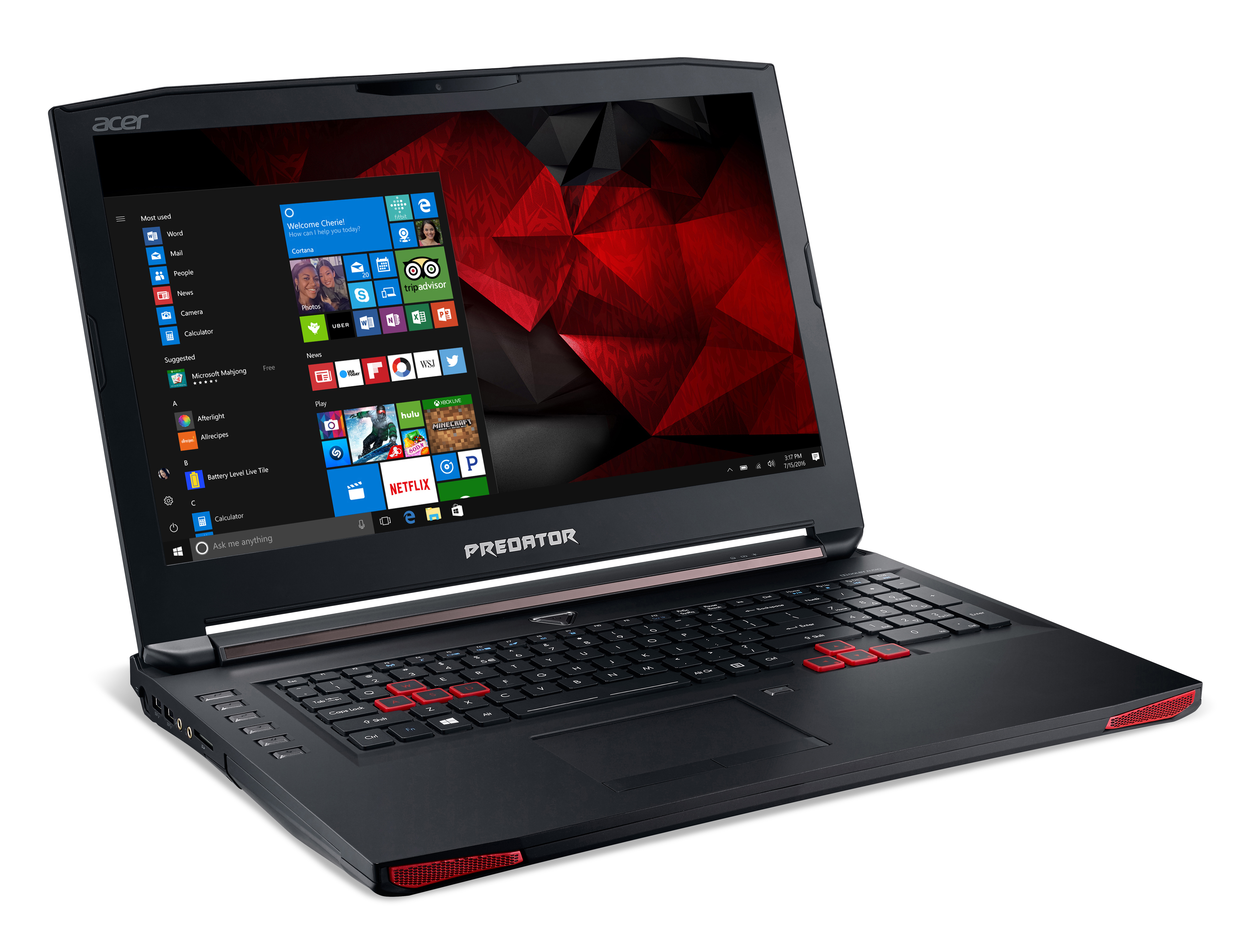 ACER Predator 17 (G5-793-53M9) - 17,3 Zoll - Intel® Core™ i5 i5-7300HQ - 16 GB - 256 GB - NVIDIA GeForce® GTX 1060 - Windows 10 Home (64 Bit)