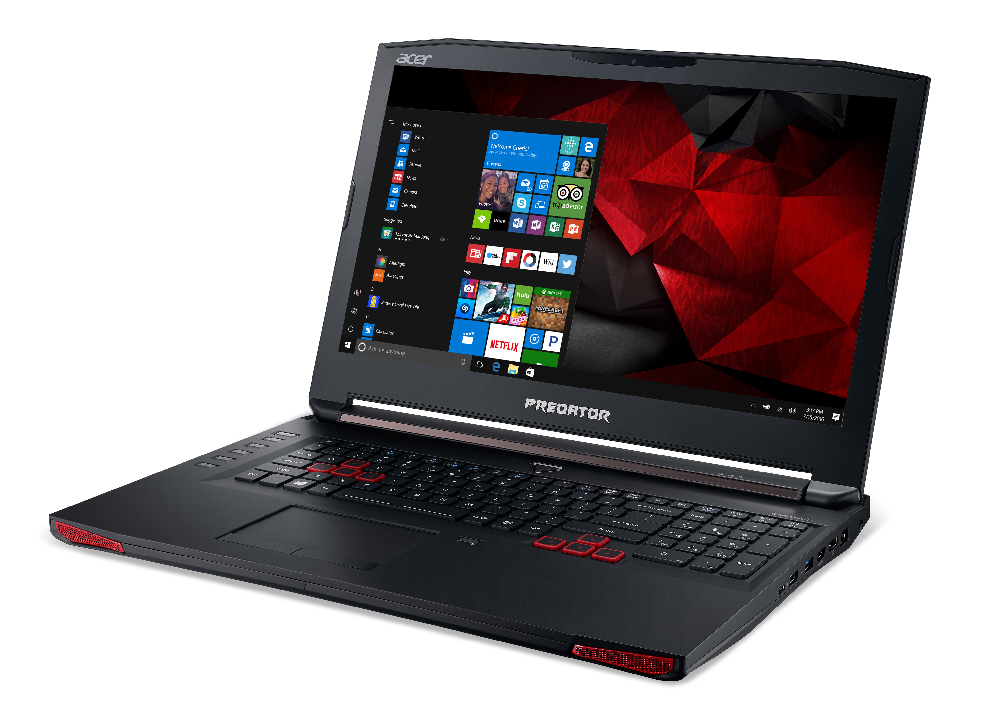 ACER Predator 17 (G5-793-53M9) - 17,3 Zoll - Intel® Core™ i5 i5-7300HQ - 16 GB - 256 GB - NVIDIA GeForce® GTX 1060 - Windows 10 Home (64 Bit)