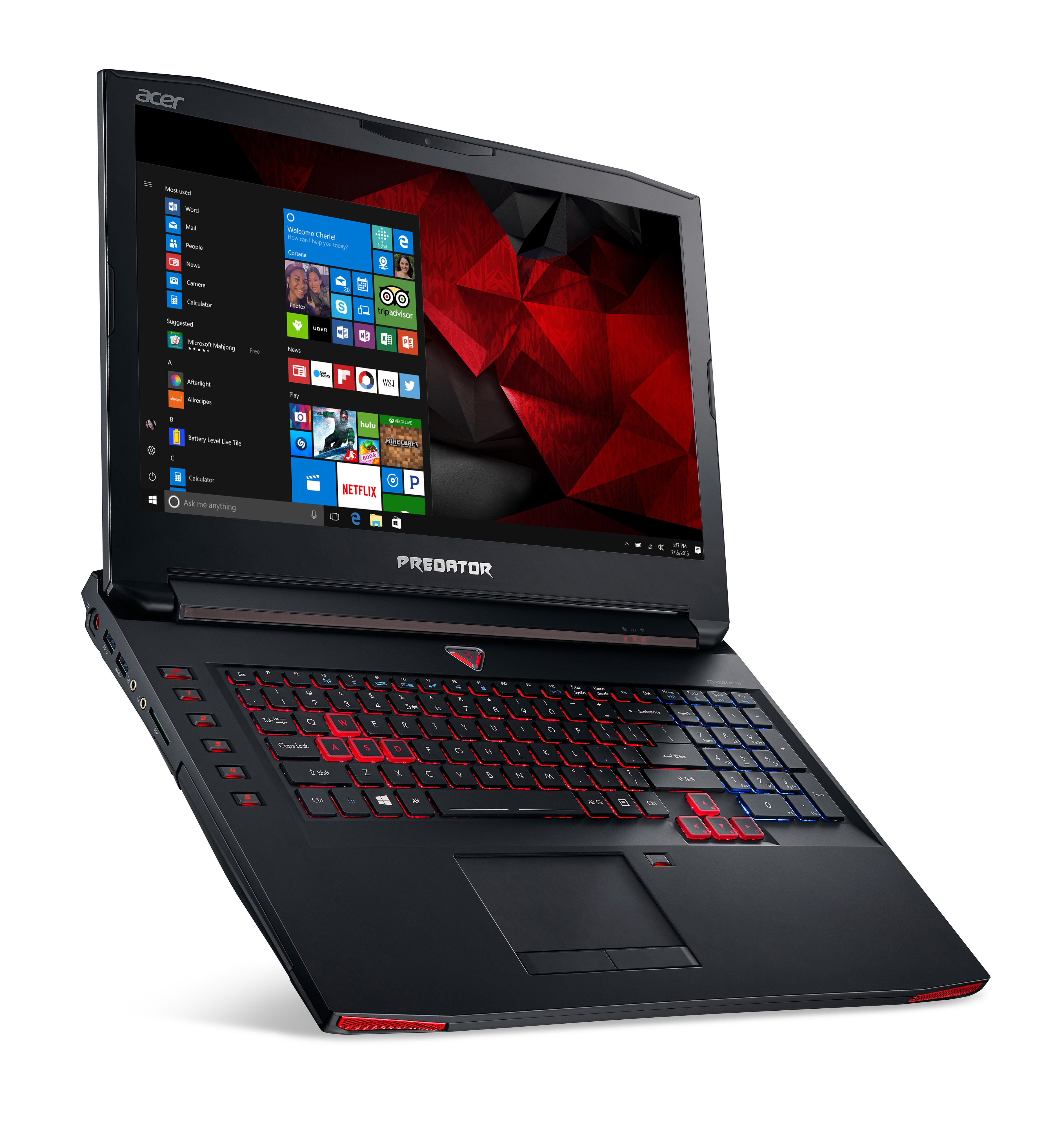 ACER Predator 17 (G5-793-53M9) - 17,3 Zoll - Intel® Core™ i5 i5-7300HQ - 16 GB - 256 GB - NVIDIA GeForce® GTX 1060 - Windows 10 Home (64 Bit)