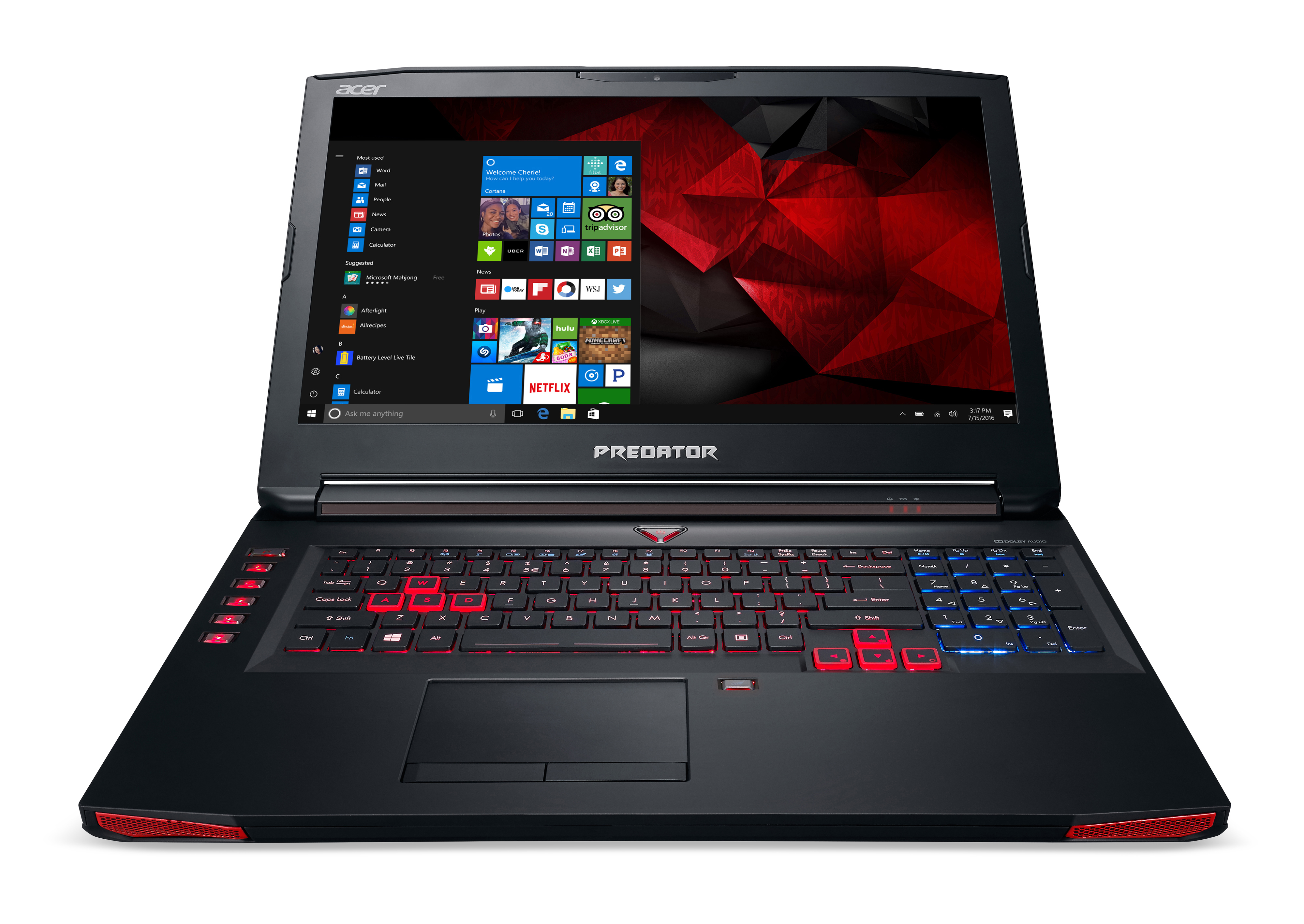 ACER Predator 17 (G5-793-53M9) - 17,3 Zoll - Intel® Core™ i5 i5-7300HQ - 16 GB - 256 GB - NVIDIA GeForce® GTX 1060 - Windows 10 Home (64 Bit)