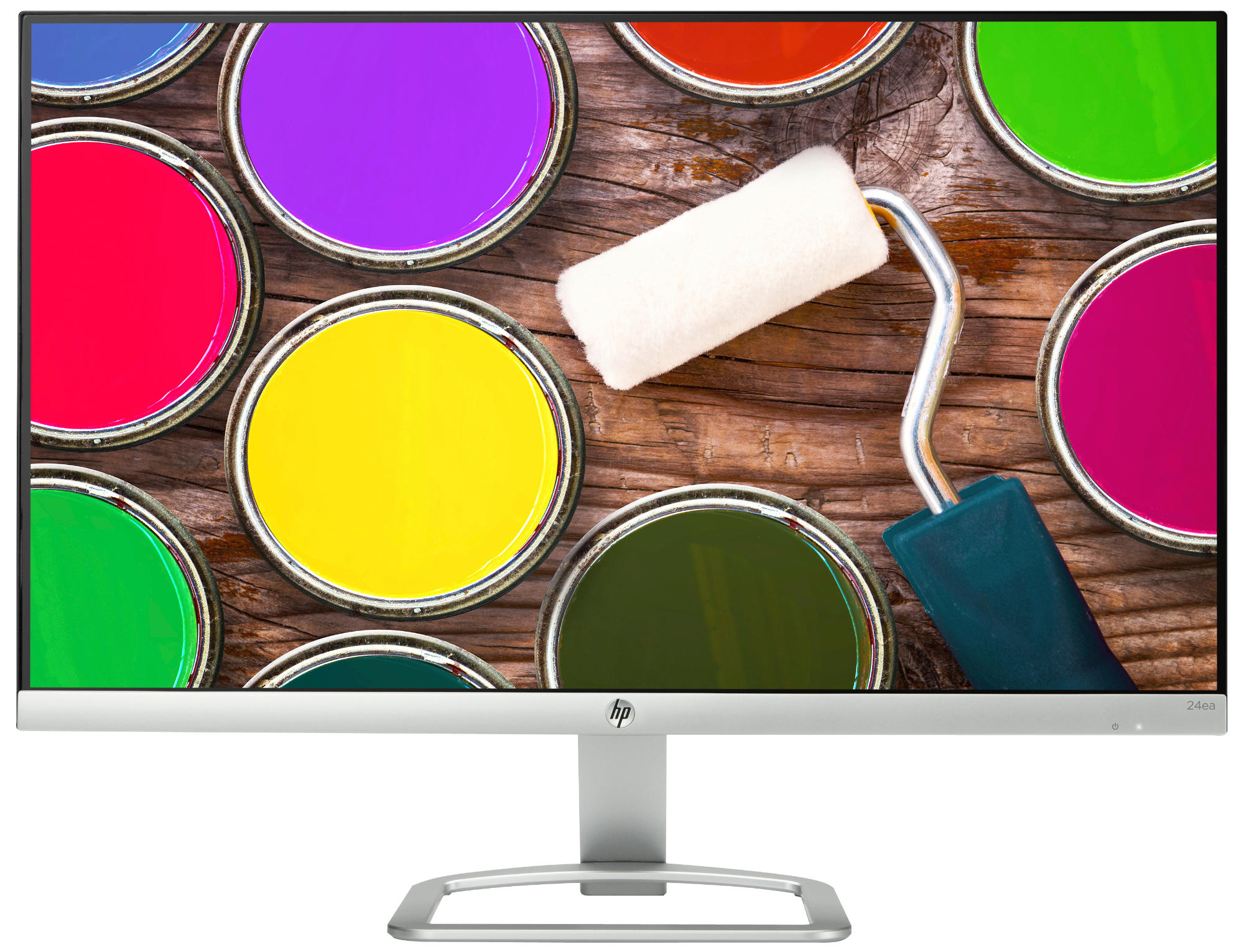 Monitor - HP 24ea, 23,8" Full HD, IPS, 1920x1080, LCD, HDMI, Plata