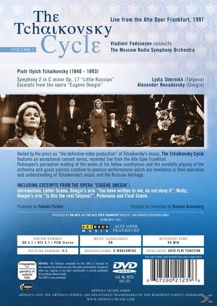 Moscow Radio Symphony Orchestra, Vladimir Fedoseyev - Tchaikovsky Cycle Vol.2  - (DVD)