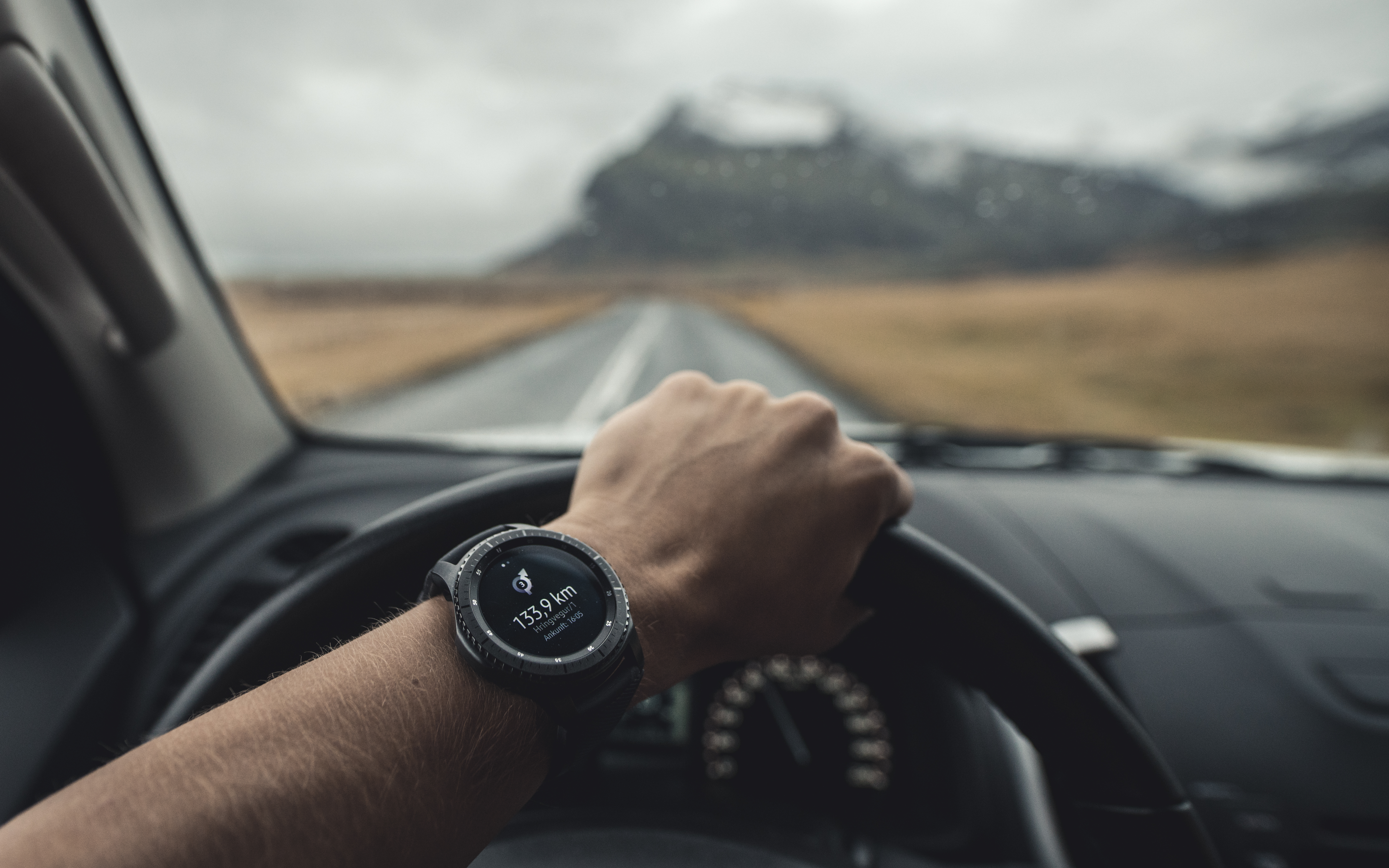 SAMSUNG Gear S3 Frontier Smartwatch Silikon, 22 mm, Korpus: Space Gray, Silikon-Armband: Blue Black