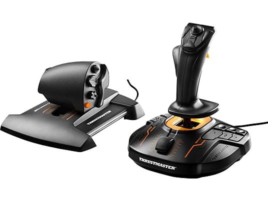 THRUSTMASTER 2960778 - Joystick und Gasregler (Schwarz)