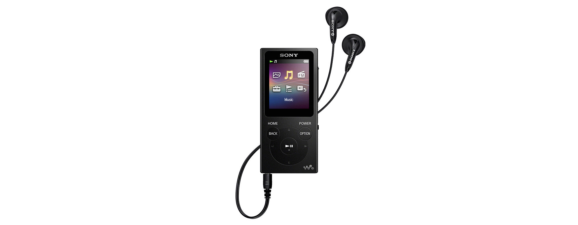 SONY Walkman® NWE393B 4GB mit UKW Tuner, schwarz