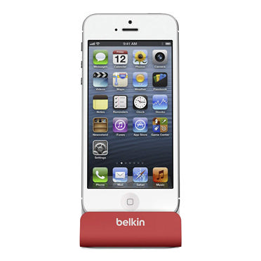 BELKIN Desktop Charge Sync Dock iPhone 5 Kırmızı