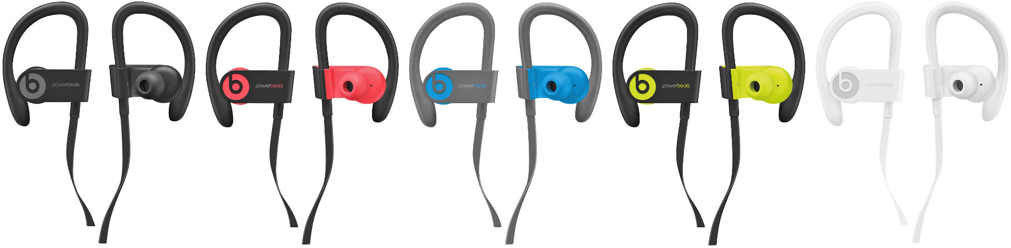 Auriculares deportivos - Beats Powerbeats3 Wireless, Chip Apple W1, Bluetooth, Autonomía 12 h, IPX7, Negro