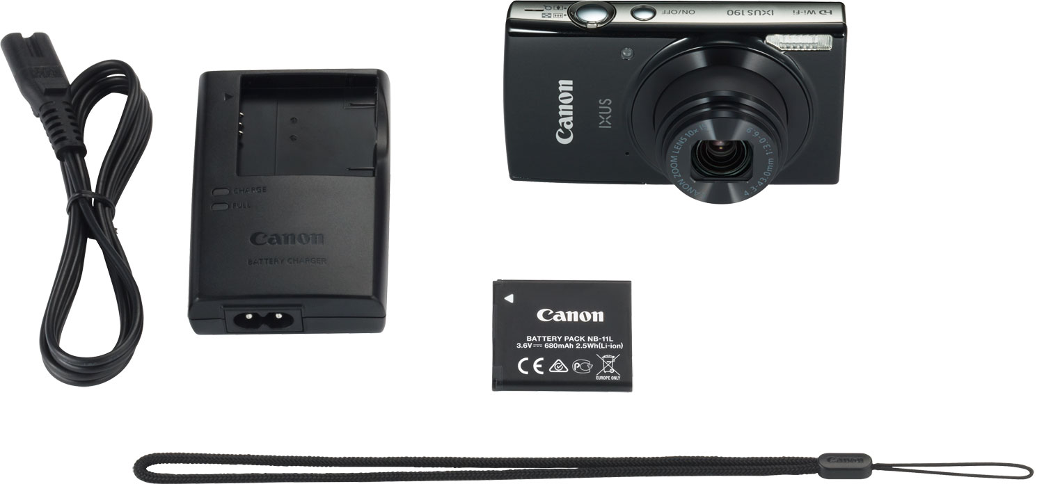 CANON Digitalkamera Ixus 190, schwarz