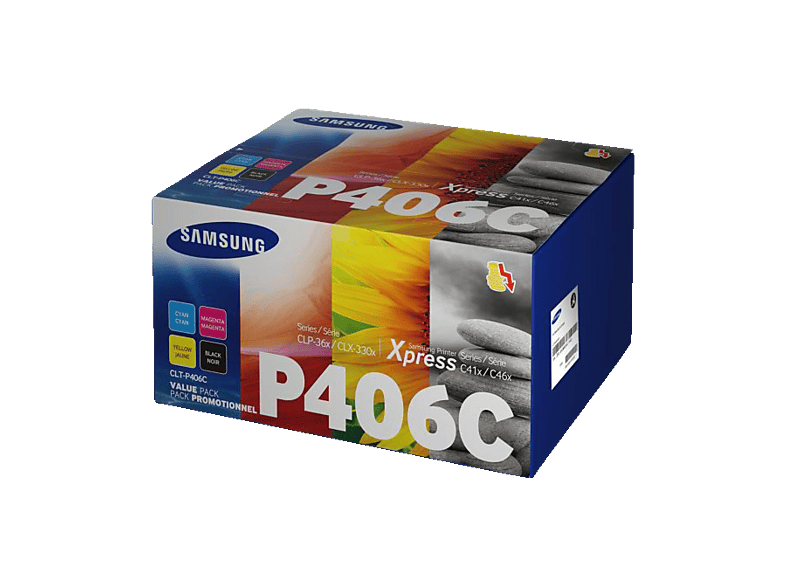 S-PRINT CLT-P406C Rainbow Kit (SU375A); Original Toner — Foto 2 von 5
