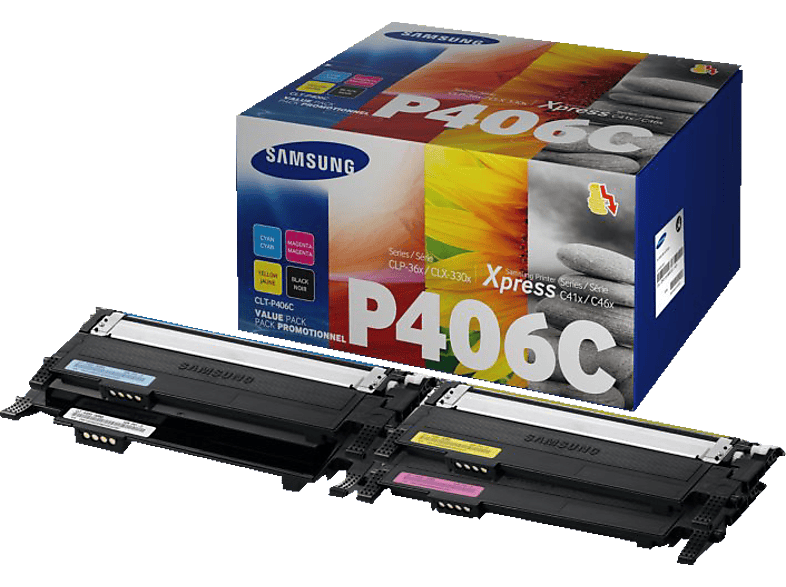 SAMSUNG CLT-P406C - (Cyan/Magenta/Gelb/Schwarz)