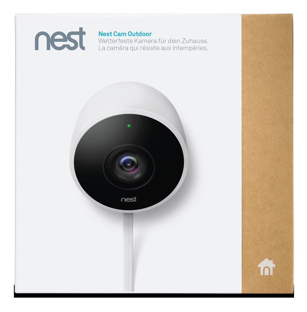NEST Cam Outdoor-Überwachungskamera, weiß  Überwachungskamera (Weiß)