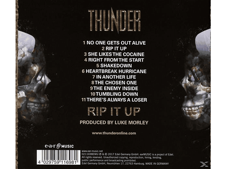 Thumbnail - Thunder - Rip It Up (CD)