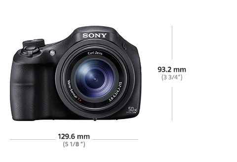 SONY Cyber-shot DSC-HX350 Zeiss Bridgekamera Schwarz, 50x opt. Zoom, TFT-LCD, Xtra Fine