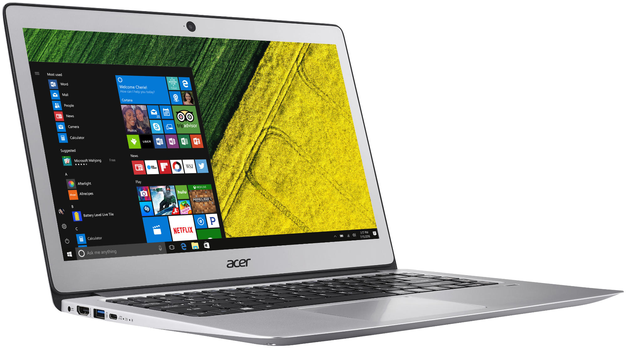 ACER Swift 3 (SF314-51-3371) - 14 Zoll - Intel® Core™ i3 i3-6006U - 4 GB - 256 GB - Intel® HD 520