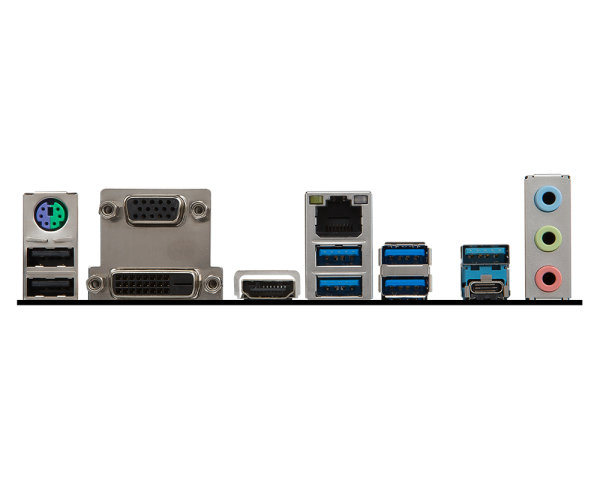INTEL Core® i5-7400 + MSI B250 PC Mate + HyperX Fury 8GB DDR4, 2133 MHz