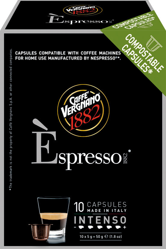 CAFFE VERGNANO 5506 Èspresso 1882 Intenso Kaffeekapseln (Nespresso)