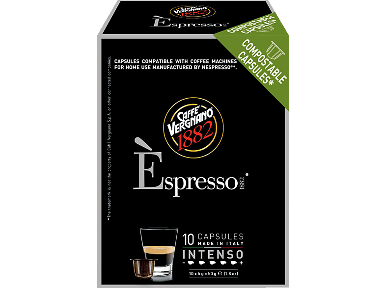 CAFFE VERGNANO 5506 Èspresso 1882 Intenso Kaffeekapseln (Nespresso) È