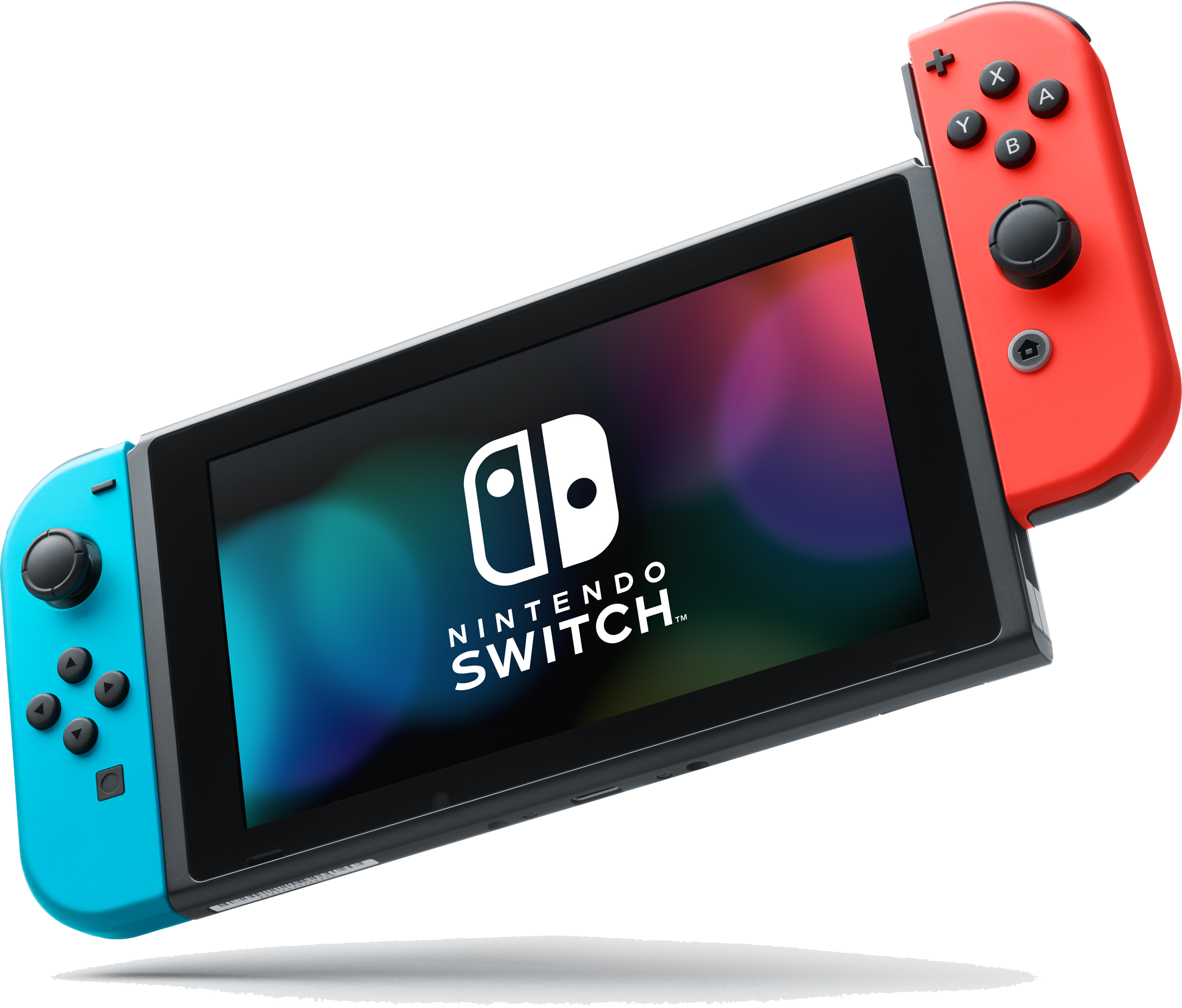 NINTENDO Switch Neonrot/blau inkl. Mario Rabbids Kingdom Battle