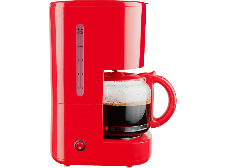 BESTRON ACM300HR Kaffeemaschine Rot Kaffeemaschine mit Glaskanne in Rot  kaufen | SATURN