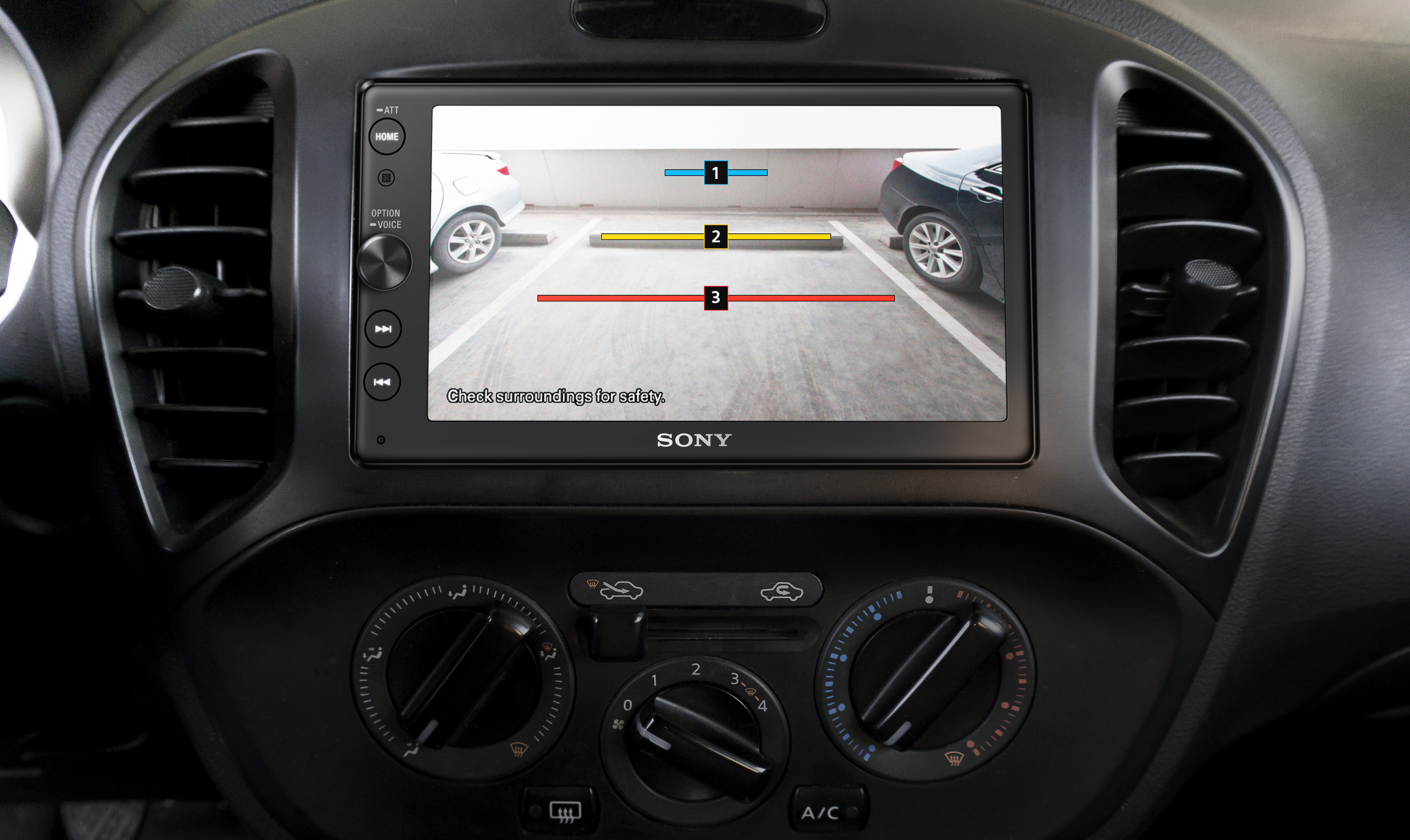 SONY XAV-AX100 Autoradio 2 DIN (Doppel-DIN), 55 Watt